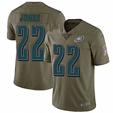 Nike Eagles 22 Sidney Jones Olive Salute To Service Limited Jersey Dzhi,baseball caps,new era cap wholesale,wholesale hats
